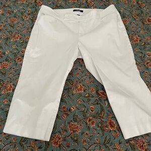 White Chaps capris